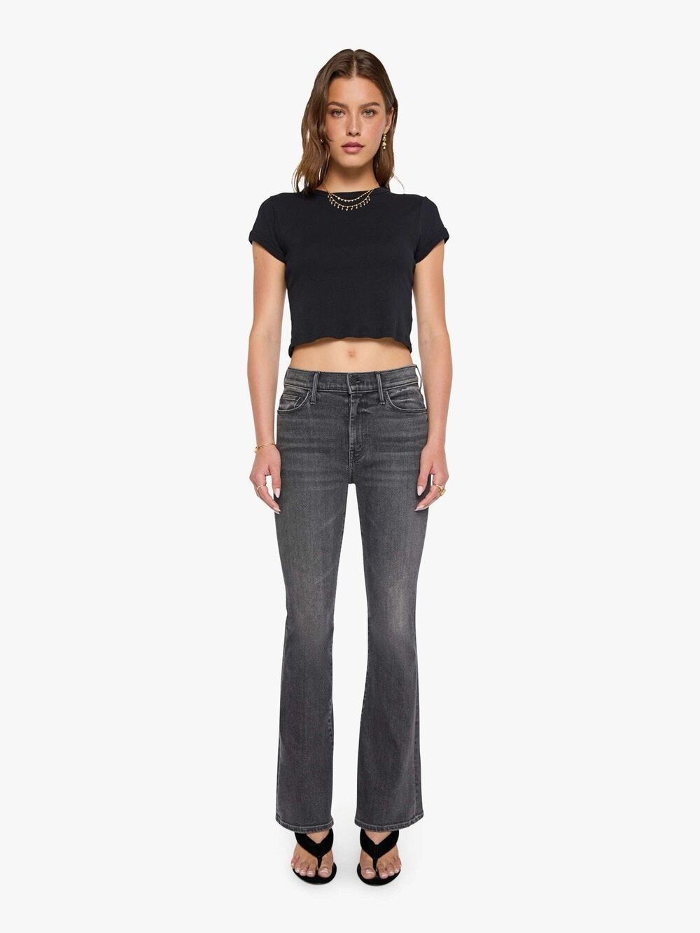 New MOTHER The Weekender Flare Jeans “Can You Call My Phone” Size 30 NWOT
